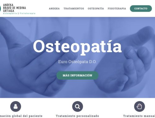 Andeka Bravo de Medina osteopataren web gunea sortu dugu